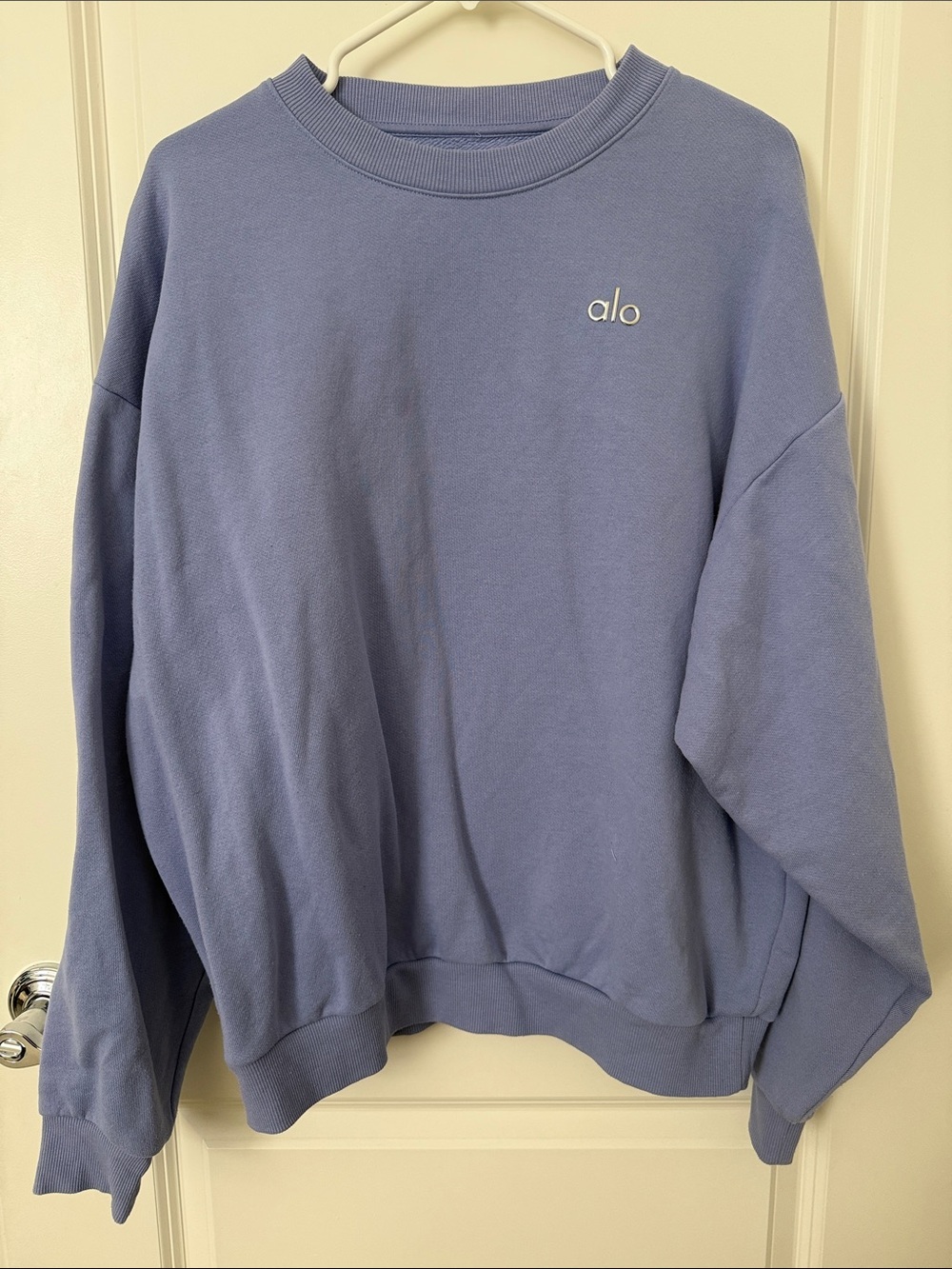 Accolade Crew Neck Pullover - Lilac Blue